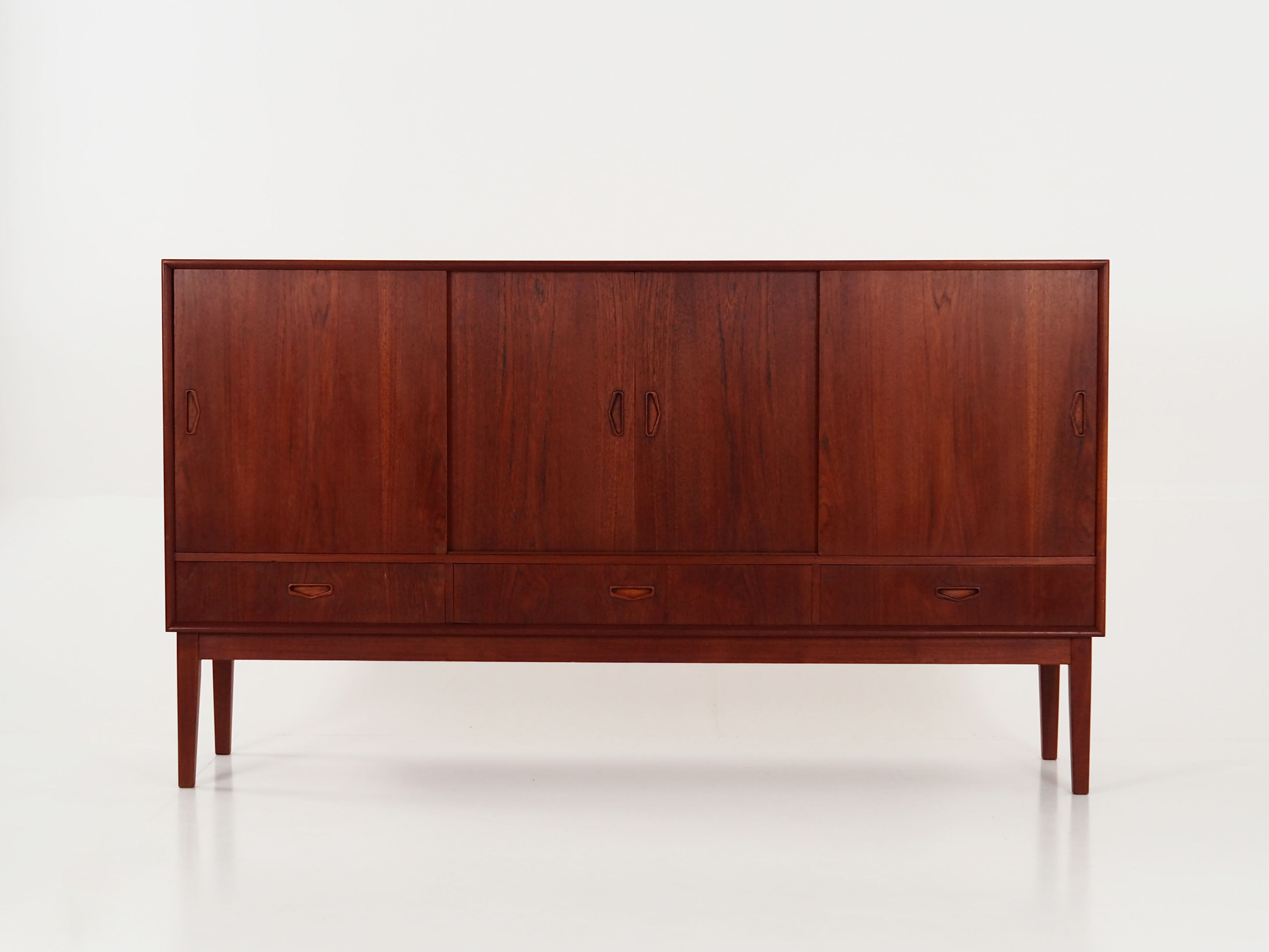 Highboard teak scandinavian design of the 70s
