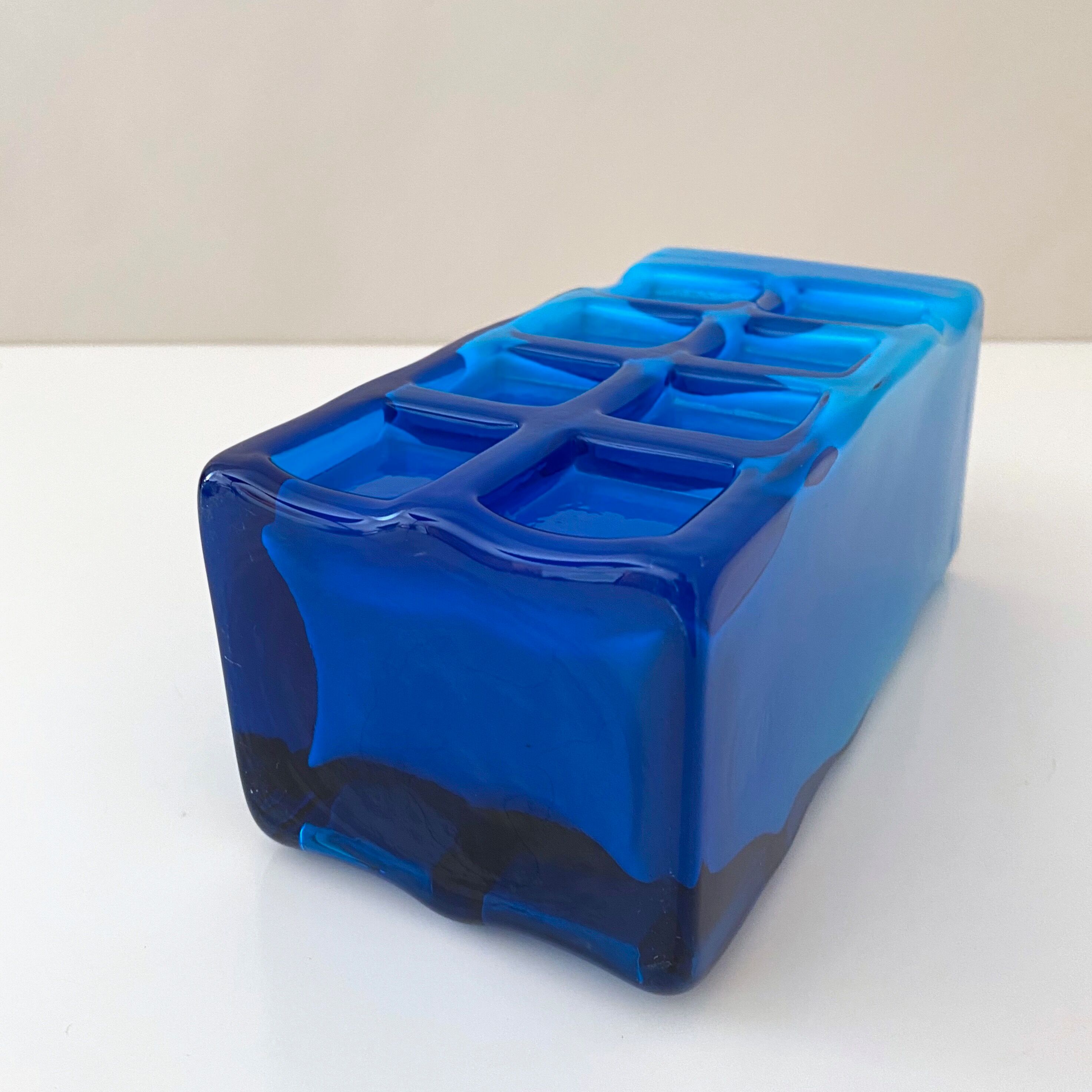 Friedrich Glas vase, Op Art, 60's interior