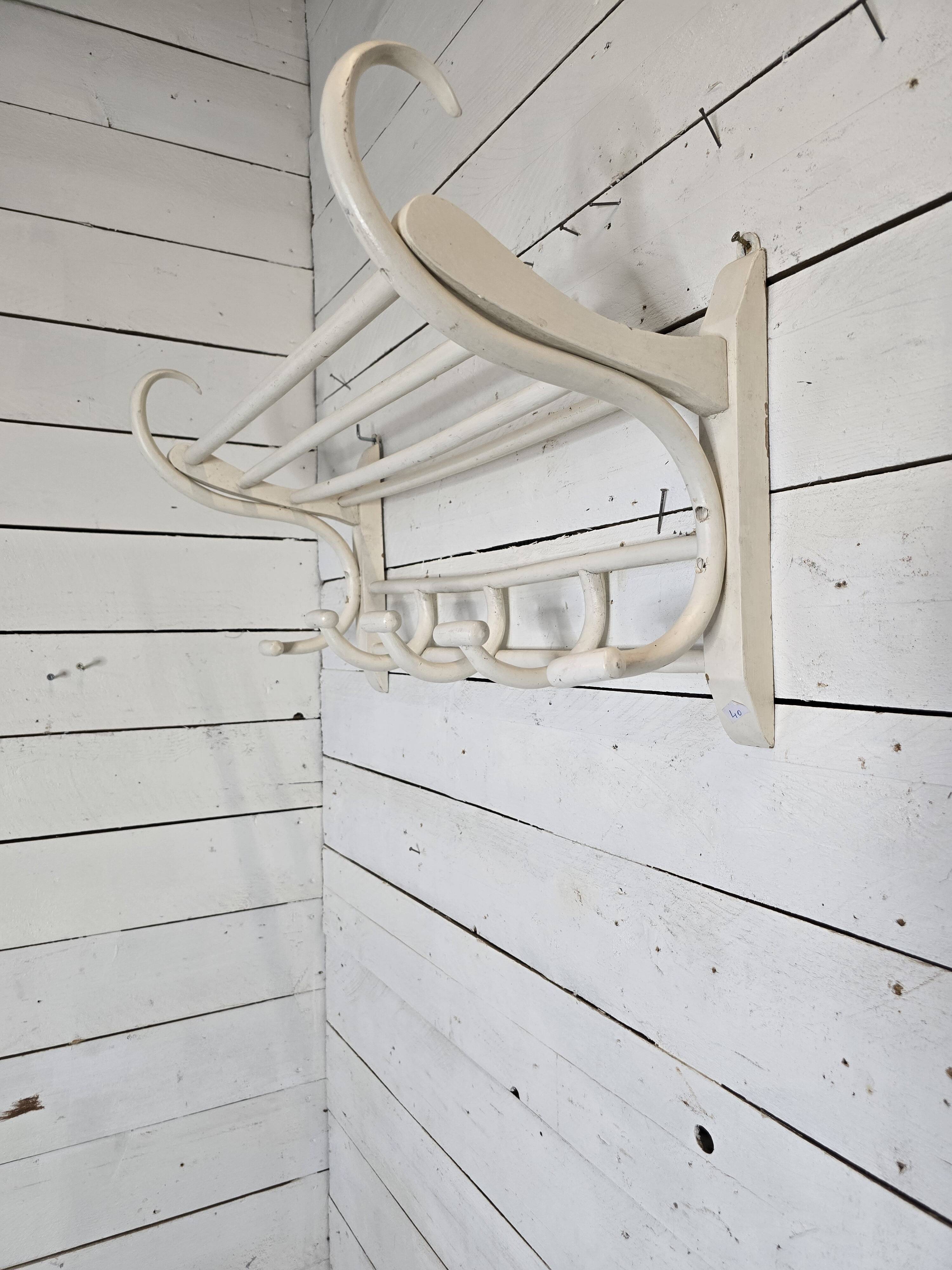 Mahieu curved wooden coat rack