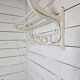 Mahieu curved wooden coat rack