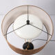 Stiffel Table lamps set Rare with original shade, 1950 USA.