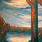 Landscape signed Godelier