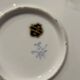 Large decorative plate in porcelain from Paris, polychrome decoration.