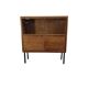 Vitrine / meuble bar / armoire vintage en bois