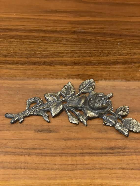 Gilded bronze pediment