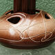 Ceramic vase, flower holder, ikebana, signed, 1960s