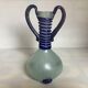 Vase avec anses Scavo bleu