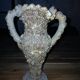 Vintage French shell vase