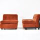 Set of 2 Amanta armchairs by Mario Bellini for B&B Italia, 1970