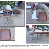 Suite of 4 ''Techno'' armchairs by Philippe Starck for L'Oréal by MALETTI Présence Paris