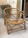 1960s rattan basket chair