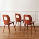 Set of 3 bistro chairs, Baumann, 1960