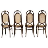 Chaises Thonet, modèle 207, ensemble de quatre