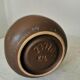 Vintage Olive Green Glazed Vase: 1970s KIL Ceramic Pottery