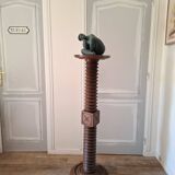 Large press screw column