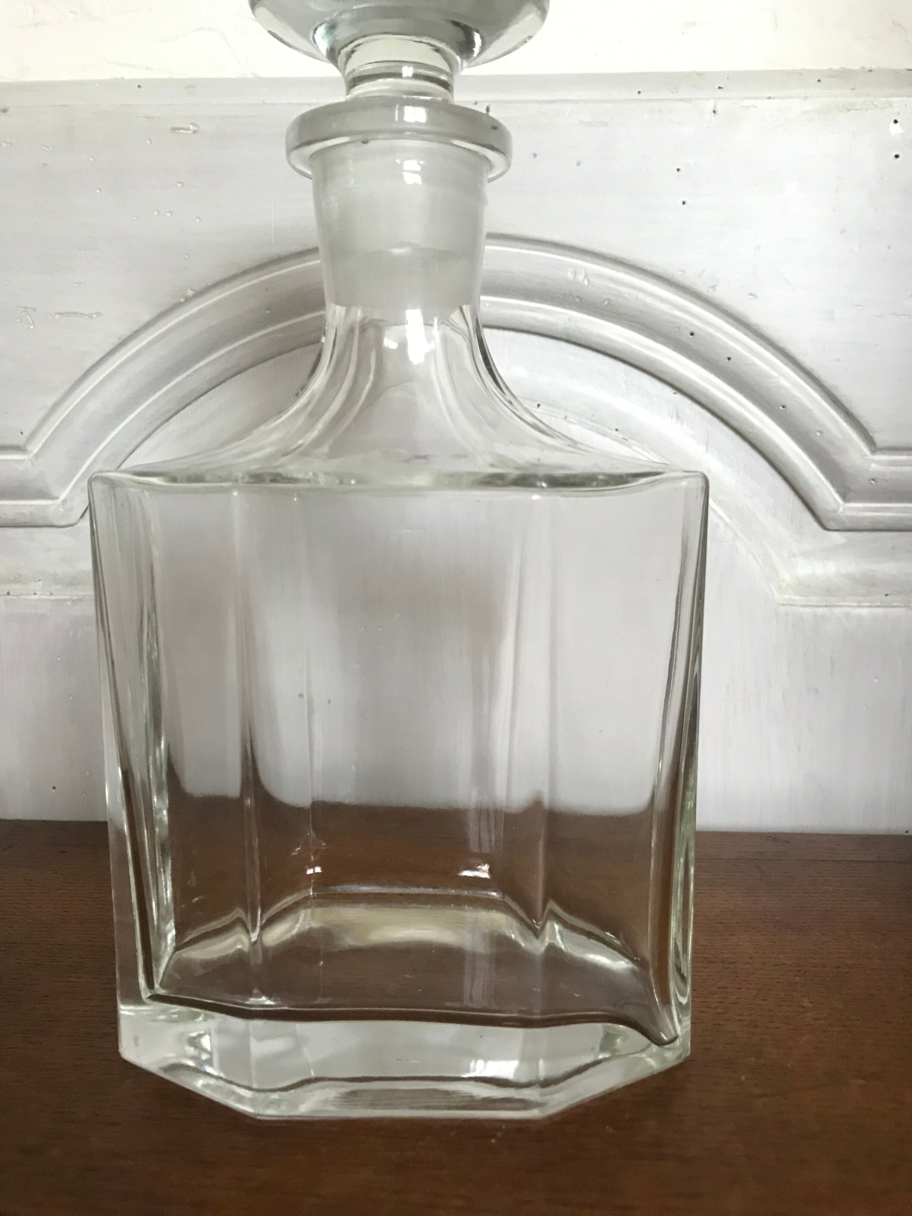 Crystal whisky carafe