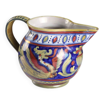 Ancient majolica vase by Alberto Rubboli, Gualdo Tadino, 20th century.