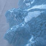 Corolla lampshade in Clichy blue glass