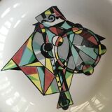 Old plates Cubists Sarreguemines