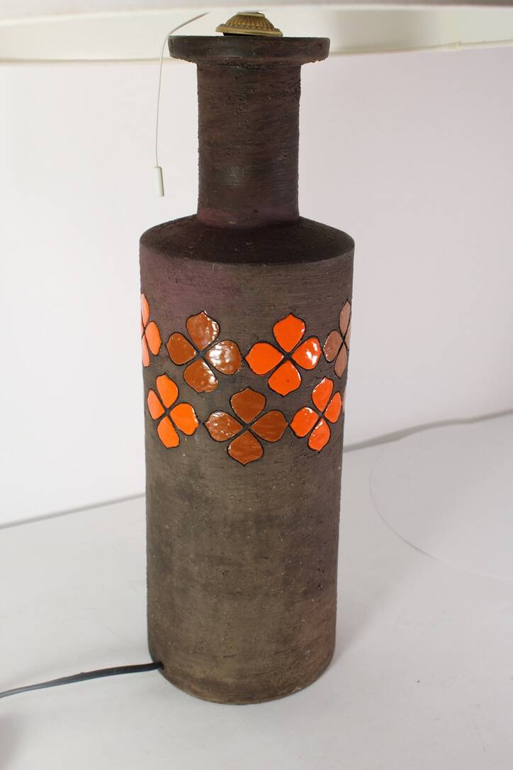 Lampe Aldo Londi Bitossi céramique 1960 vintage Italie