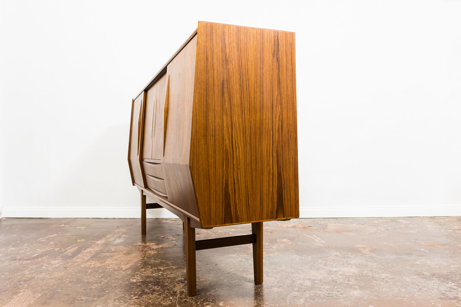Danish Teak Highboard, 1960s