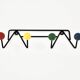 Vintage coat rack, 1970s