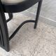 Black wooden designer chair