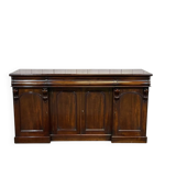Victorian enfilade from the 19th century in mahogany