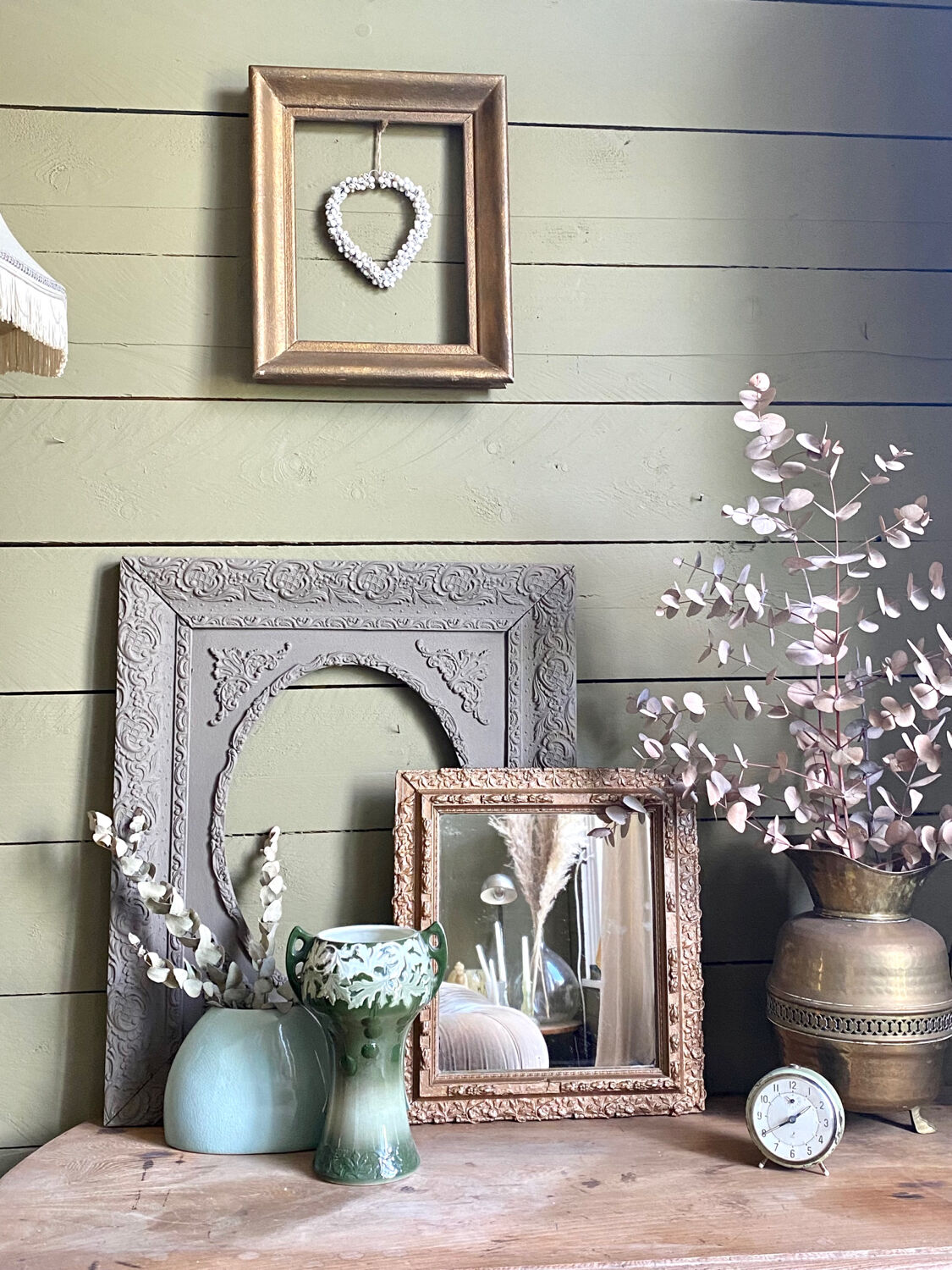 Old gilded mirror early 20th century