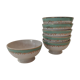 Six fenal badonviller bowls