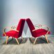 Pair des fauteuils de Jaroslav Smidek pour Ton, vintage 1960