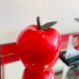 Red ice cube apple