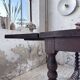 Solid oak table 1900 drapery style XL 280cm with extensions