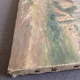 Oil on canvas Vendée landscape