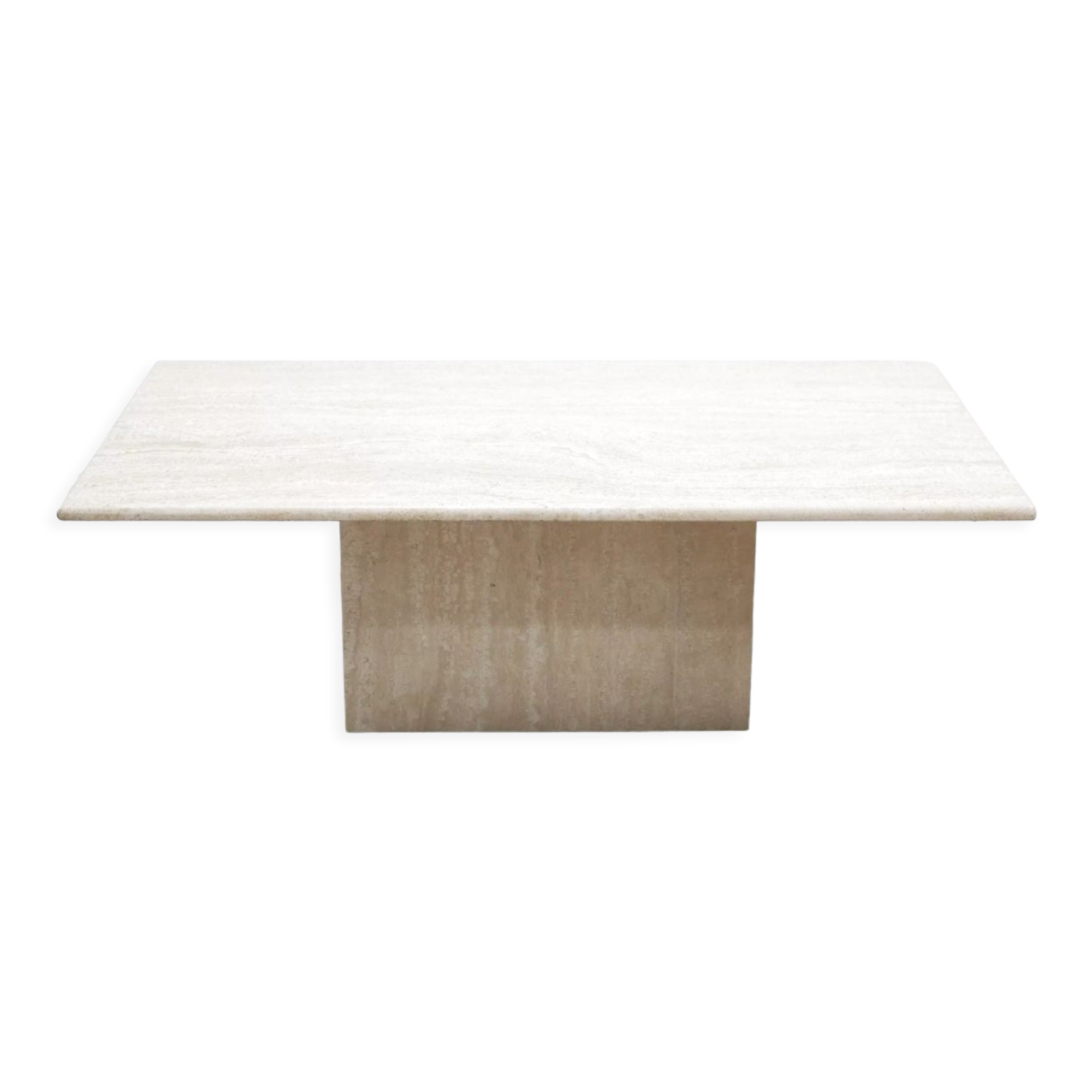 Vintage travertine coffee table