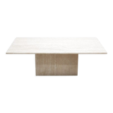 Vintage travertine coffee table