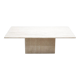 Vintage travertine coffee table