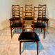 Set of 6 Scandinavian Teak "Lis" chairs by Niels Koefoed, Circa 1960