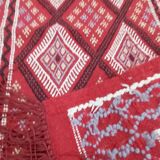 Tapis margoum berbère à motifs géométriques