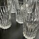 6 large crystal fruit juice glasses by Villeroy and Boch