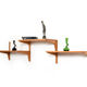 Hg furniture shelf system in oak 1960s