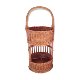 Appetizer basket Wicker bottle holders