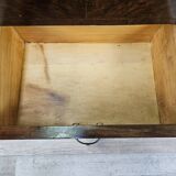 Art Decò console in mahogany burl