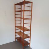 Vintage stick cabinet from the 50s/60s, 180 x 80 x 37 cm