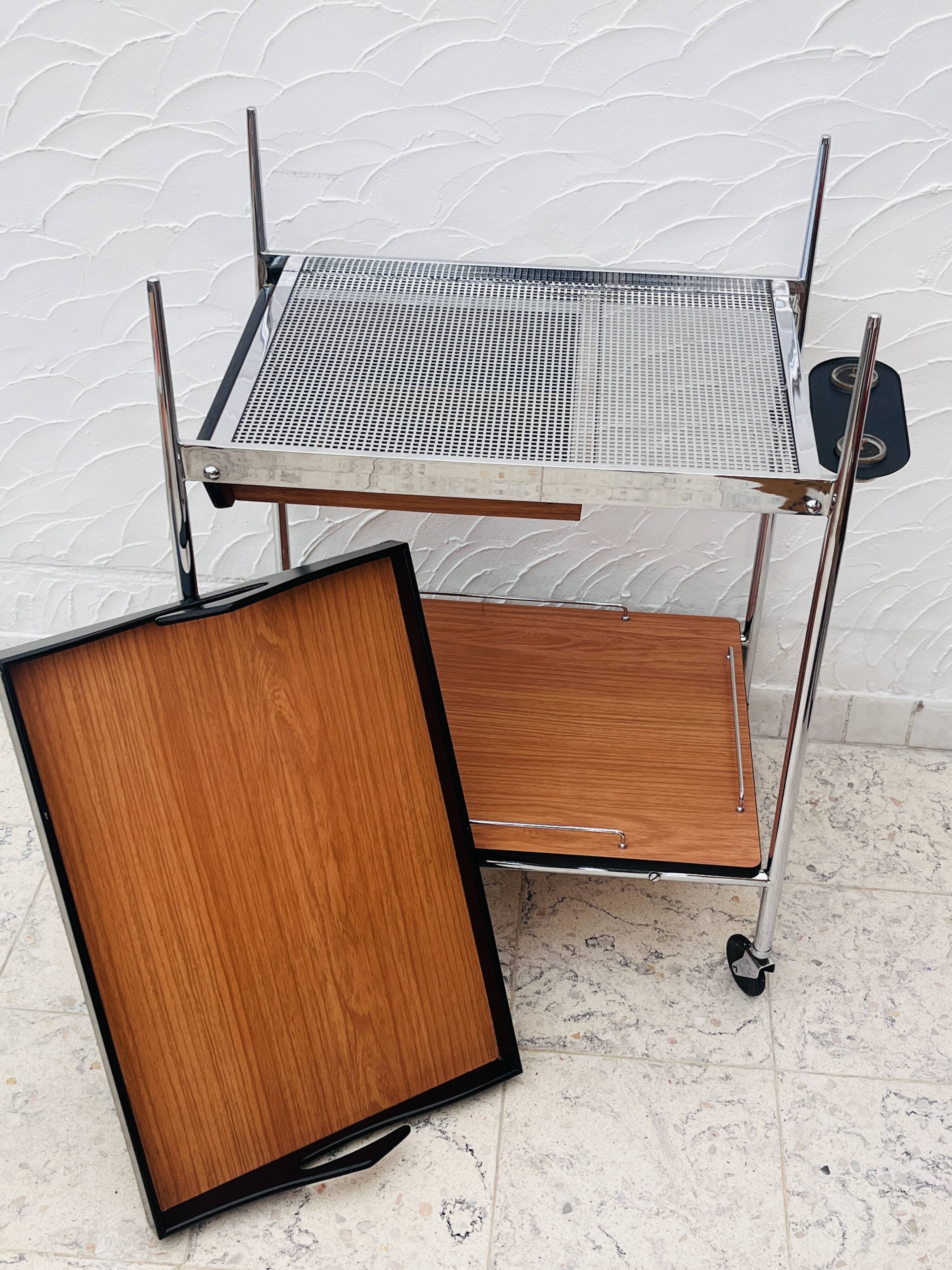Italian design serving cart