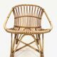 Fauteuil en rotin de Rohe Noordwolde, 1960, Pays-Bas