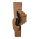 Sculpture en bois par Brian Willsher, Royaume-Uni circa 1970