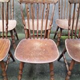8 chaises bistrot Baumann modèle Tacoma