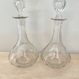 Pair of enamel graduation topettes