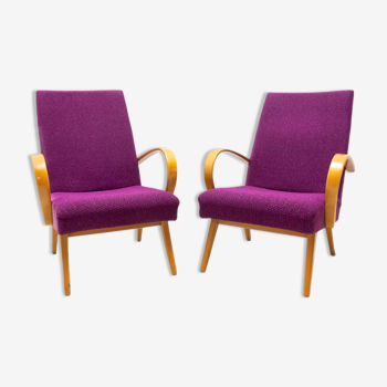 Pair of midcentury armchairs by Jaroslav Šmídek, 1960´s